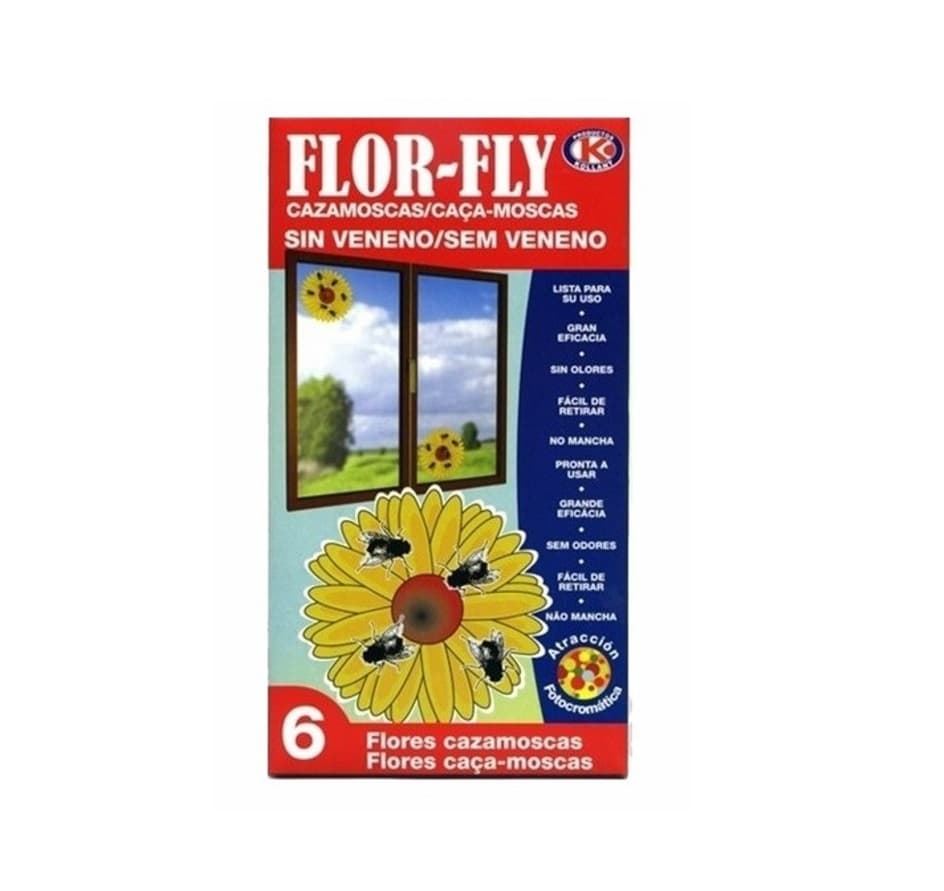 FLOR-FLY flores cazamoscas sin veneno - Imagen 1