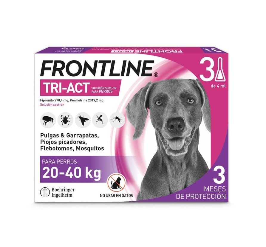 Pipetas Frontline Tri-Act 20kg a 40kg (3 u) - Imagen 1